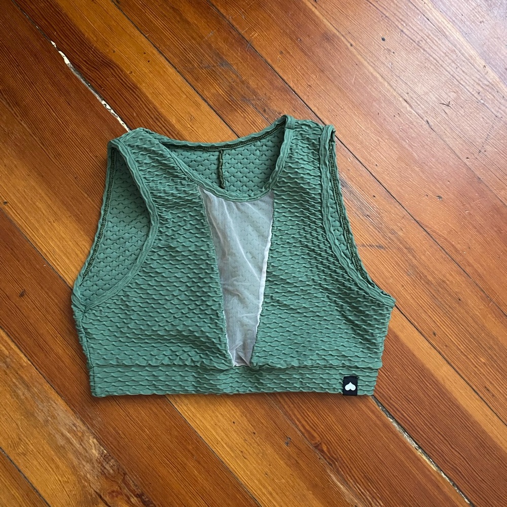 Croco Reveal Top Evergreen OSFM
Lightly worn, Hand wash, Hang dry